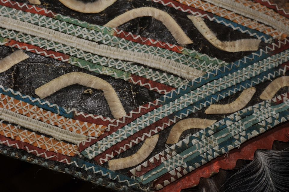 detail of intricate embroidery